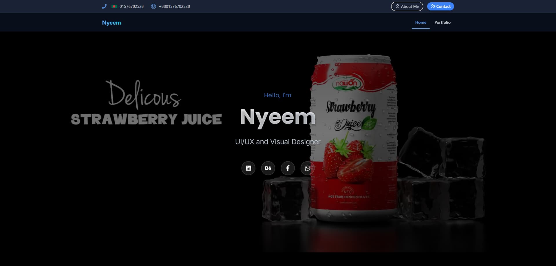 An Nyeem - UI/UX & Visual Designer Portfolio